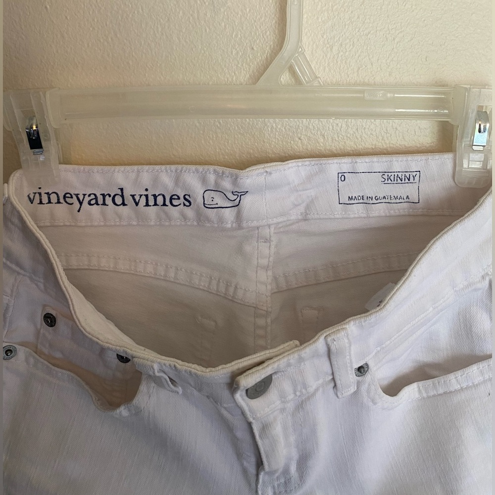 Vineyard Vines Women's Classic White Skinny Jeans